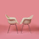 Paire de fauteuils DAX Herman Miller par Charles & Ray Eames 1970