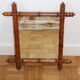 Bamboo imitation mirror 49x43cm