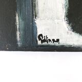 Painting, abstract painting by Olivier Rollin, 90s