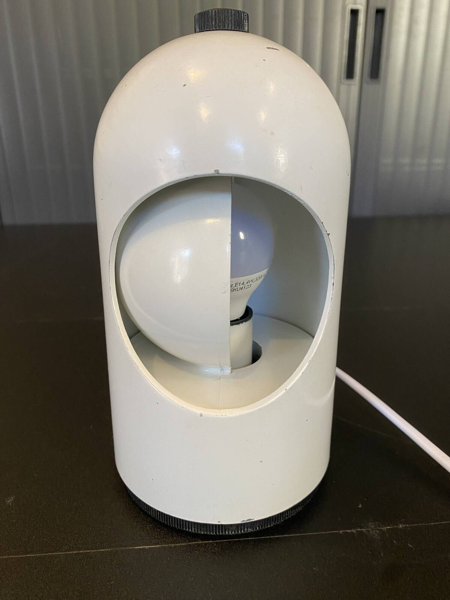 Lampe éclipse à poser de table bureau Selene ABM rotative Space Age vintage