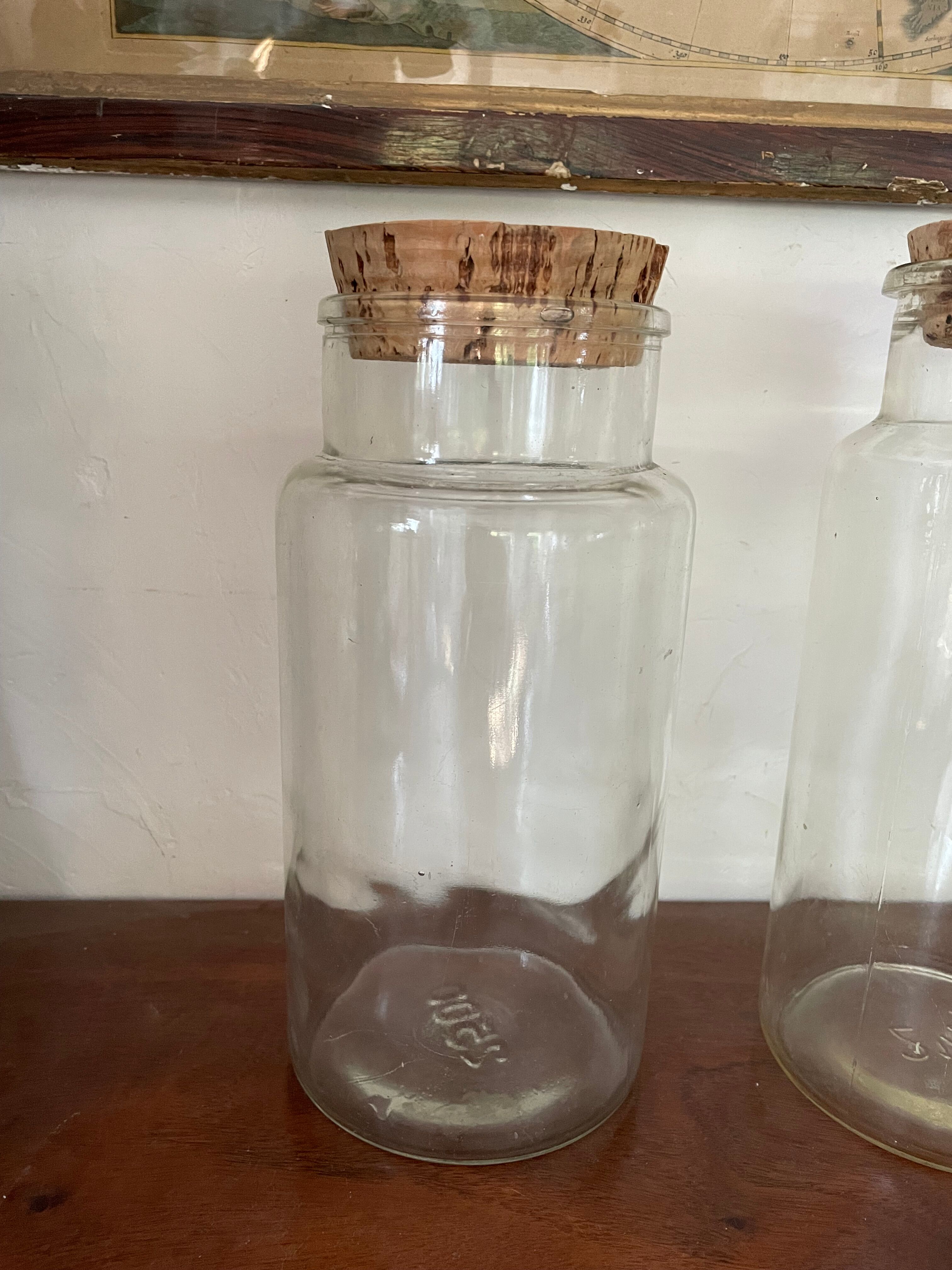 Set of two apothecary jars 2.5l