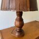 Large teak lamp from the 60s