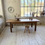 Country farmhouse table in solid beech and oak 2.5m XL