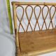 Étagère murale en rotin vintage, 64 cm