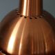 Vintage Scandinavian brass pendant light, 1960s