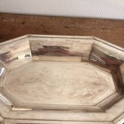 Silver Metal Fruit Bread Basket Christofle Gallia