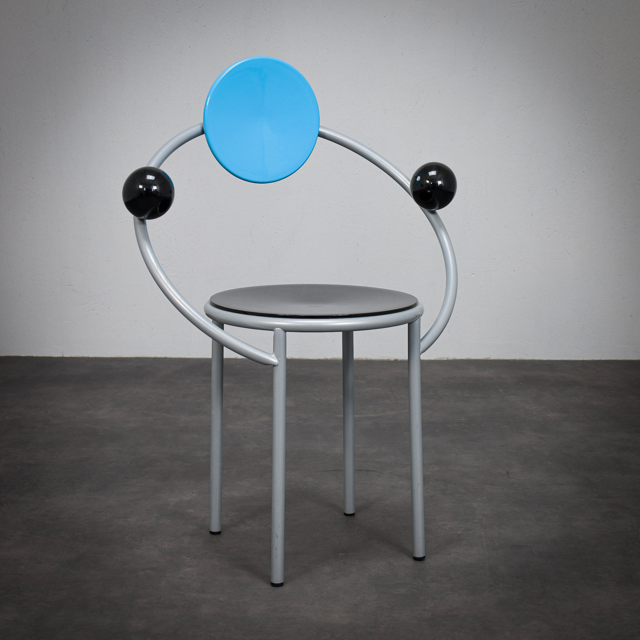 Pair of First Chairs by Michele De Lucchi for Memphis Milano, Italy, 1981