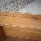 Large old oak bench