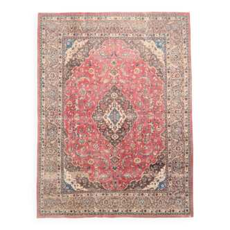 10x12 Red & Brown Antique Classic Persian Rug, 291x384Cm