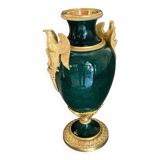 Porcelain and bronze vase