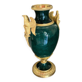 Vase en porcelaine et bronze