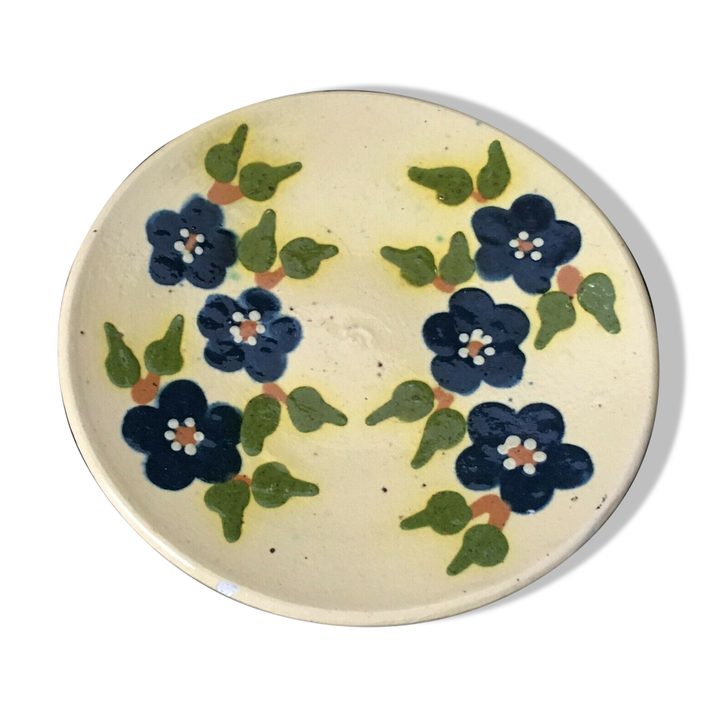 Plate glazed earth Marnaz Sciez Savoie savoyard