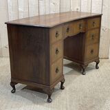 English walnut desk from the 1950s