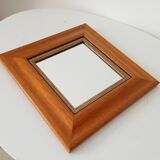 Vintage beech mirror