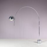 1970s Large adjustable arc lamp by Gepo, Netherlands