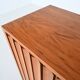 Leo Bub symmetric highboard in walnut XL Bub Wertmobel Germany 1960