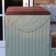 Renovated antique Art Deco sideboard – Lizard Green (Pure & Paint)