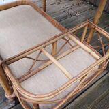 Rattan trolley - circa 1970s