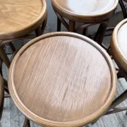 Set of 8 bistro-style bar stools Baumann.