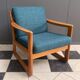 CFC Silkeborg arm chair by Johannes Andersen new green upholstery 1960s