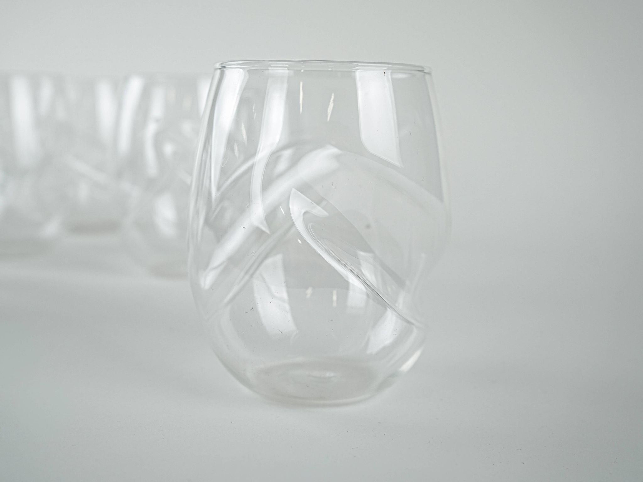 Ensemble de verres, design danois, années 1970, fabriqué au Danemark.