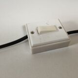 Black mushroom lamp Aluminor years 80