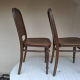 Pair of Thonet Vienna bistro chairs