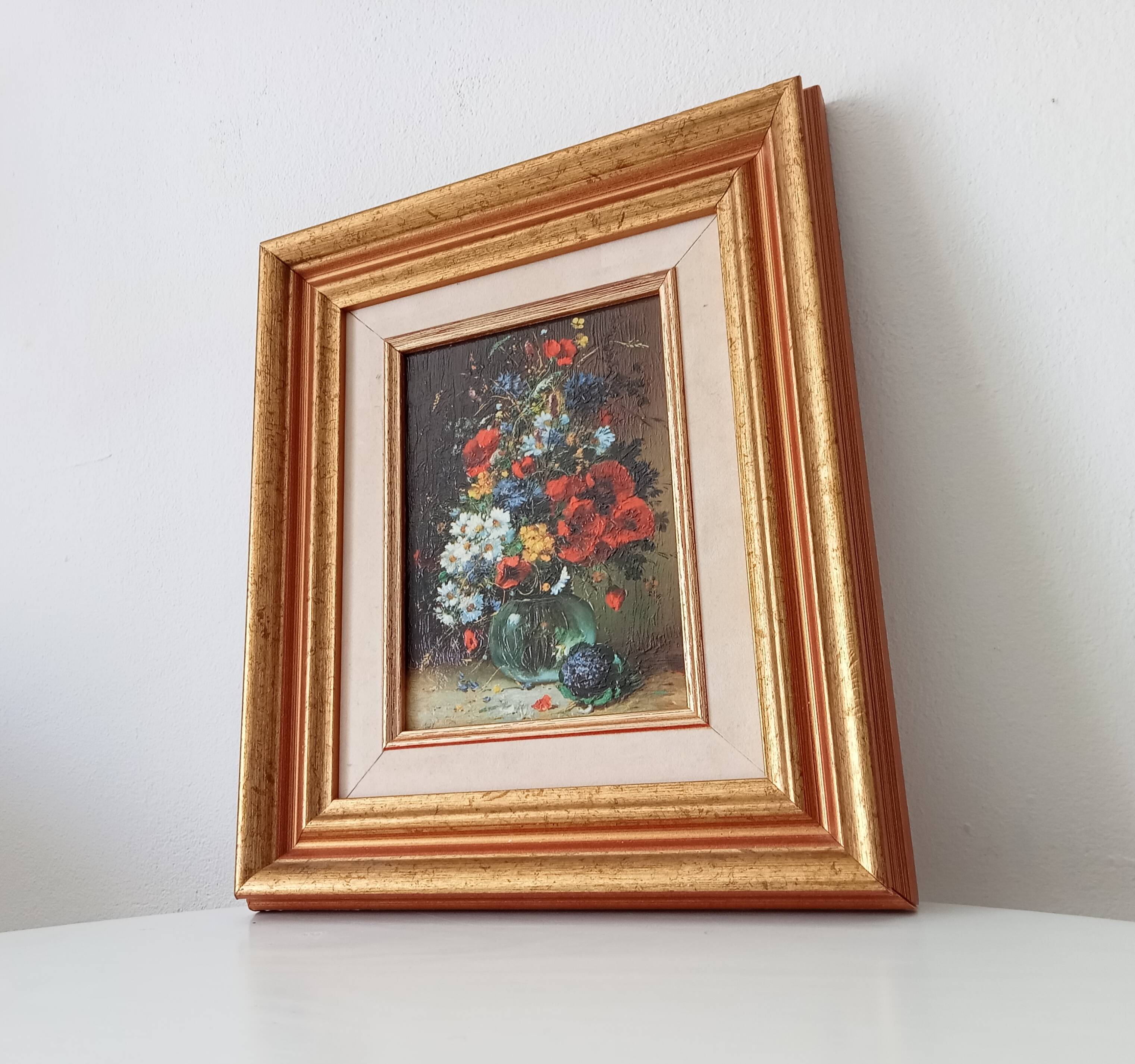 Small format oil painting still life