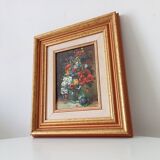 Small format oil painting still life