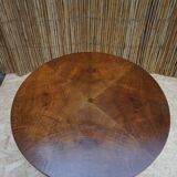 Guéridon ou table basse en noyer art déco.