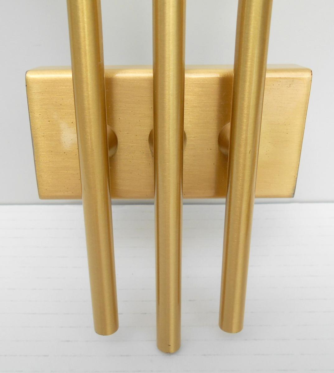 Set of two wall lights brass Italy 1960 s