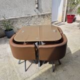 Vintage mosaic table and chairs