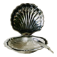 Vintage shell butter dish