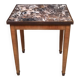 Small coffee table with marble top