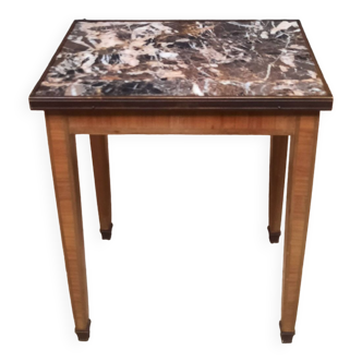 Small coffee table with marble top