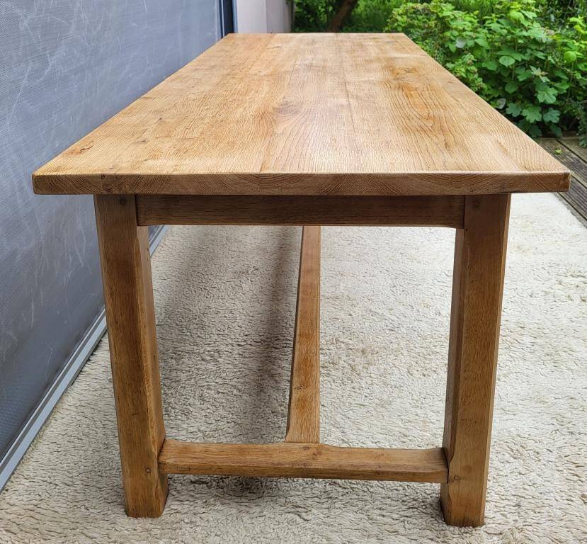 Table de ferme Chêne massif 200x79