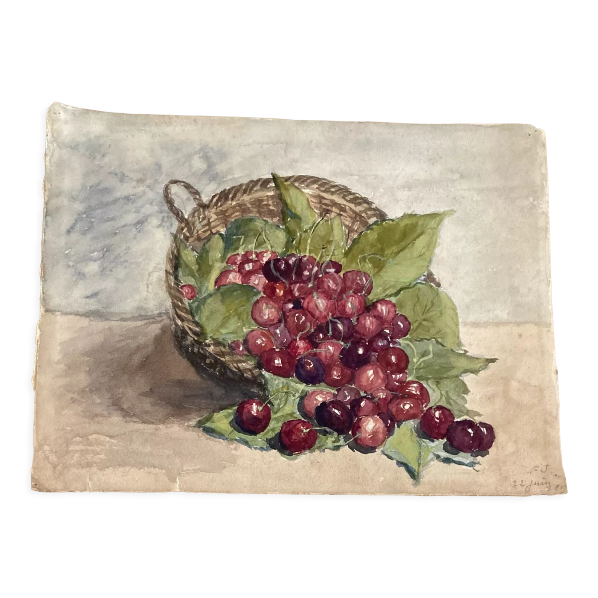 Watercolor still life