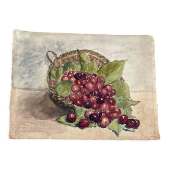 Watercolor still life