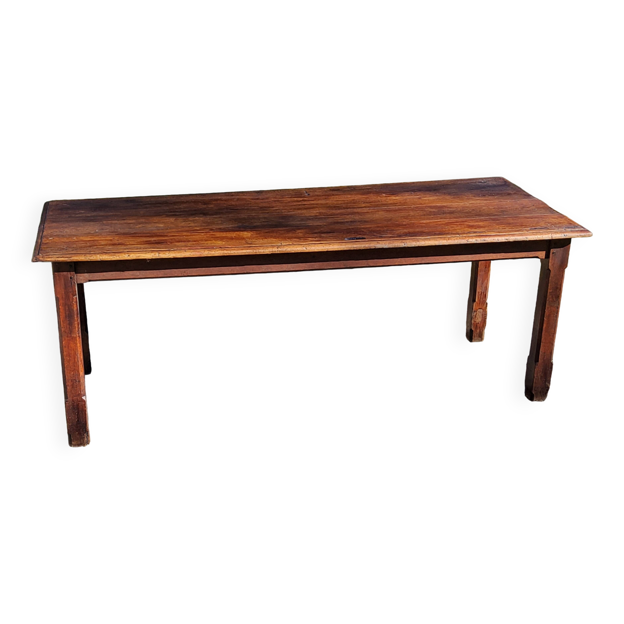 Farmhouse table late 19th early 20th century 200cm