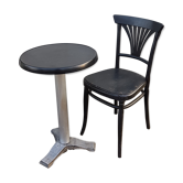 Table bistrot et sa chaise