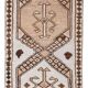Vintage Turkish hallway rug 83x350 cm
