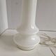 70s Design Lamp in White Opaline