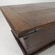Antique oak chest, trough, blanket chest, 19th century