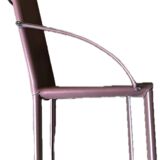 Fauteuil en cuir conçu par Carlo Bartoli pour Matteo Grassi