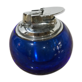 Blue daum crystal table lighter