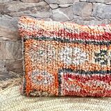 Vintage Moroccan, Berber bujaad pillow, decorative pillow, Berber cushion.