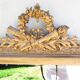 Miroir doré de style Louis XVI  157x89cm