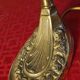 brass and bronze desk lamp superb tulip glass 1920 elec ok 35x25