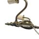 Two-armed wall lamp, Sweden, 1970s