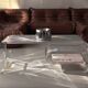 Vintage plexiglass coffee table